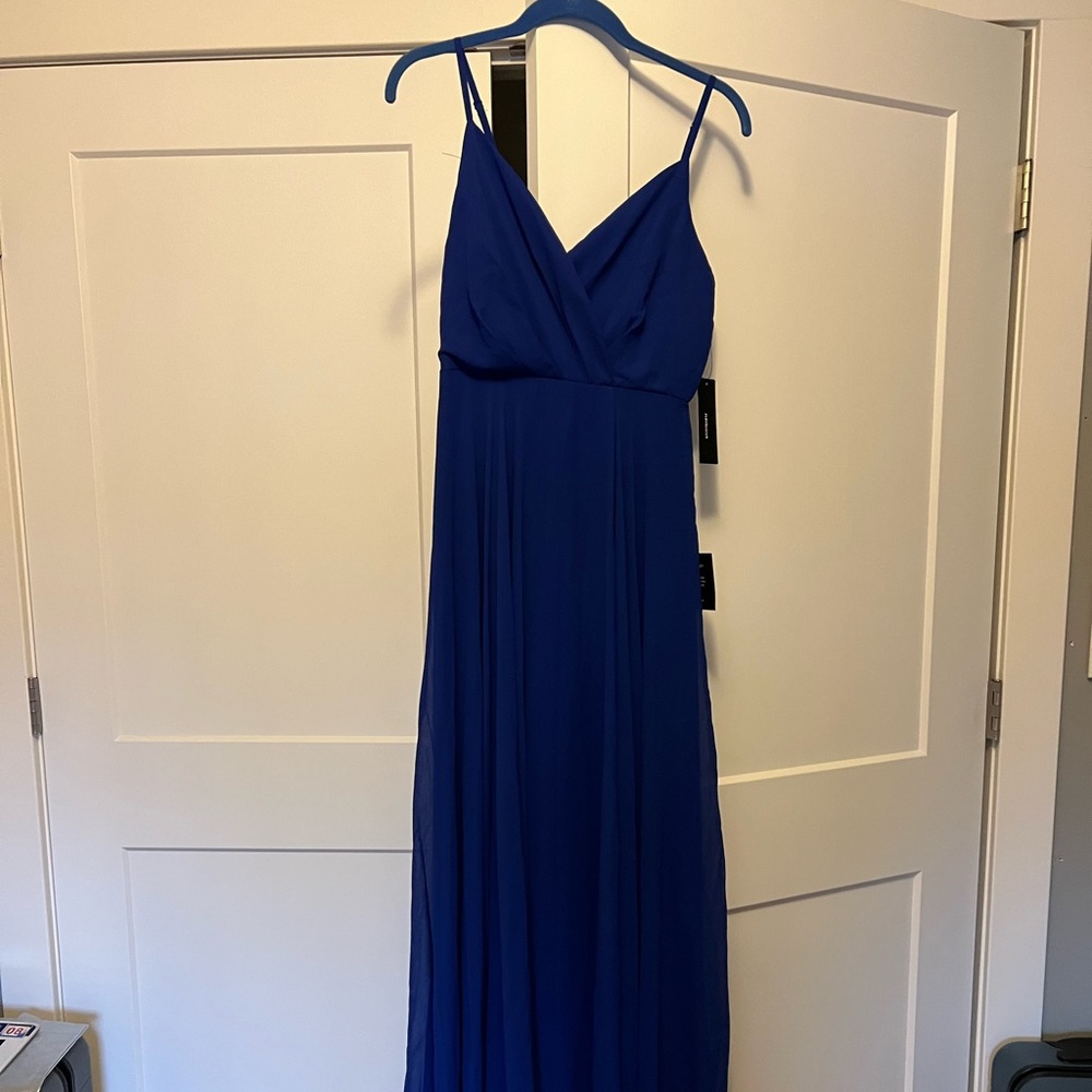 Lulu’s maxi blue dress